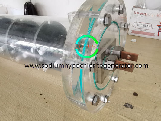 Fully transparent electrolytic cell