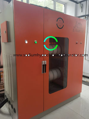 Large high efficiency on set sodium hypochlorite generator