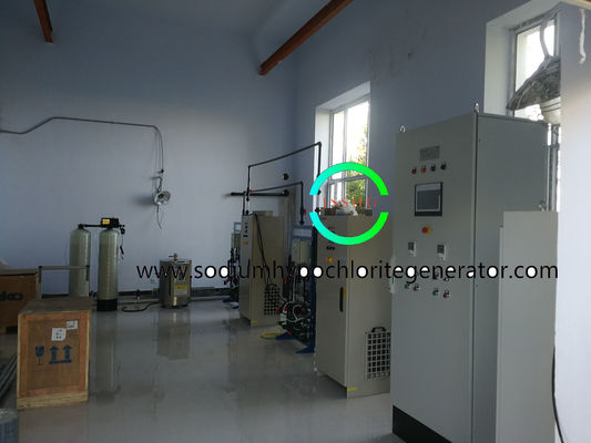 1 Kg / h Intelligent Chlorine Salt Water Electrolysis Sodium Hypochlorite Plant