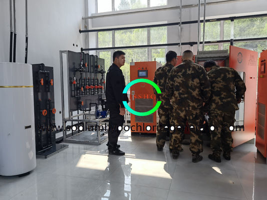 Automatic sodium hypochlorite generation for water treatment