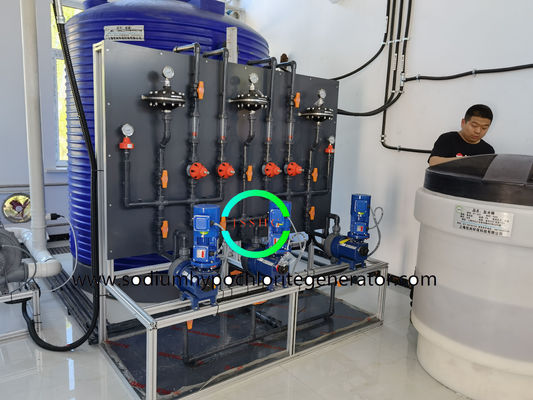 Automatic sodium hypochlorite generation for water treatment
