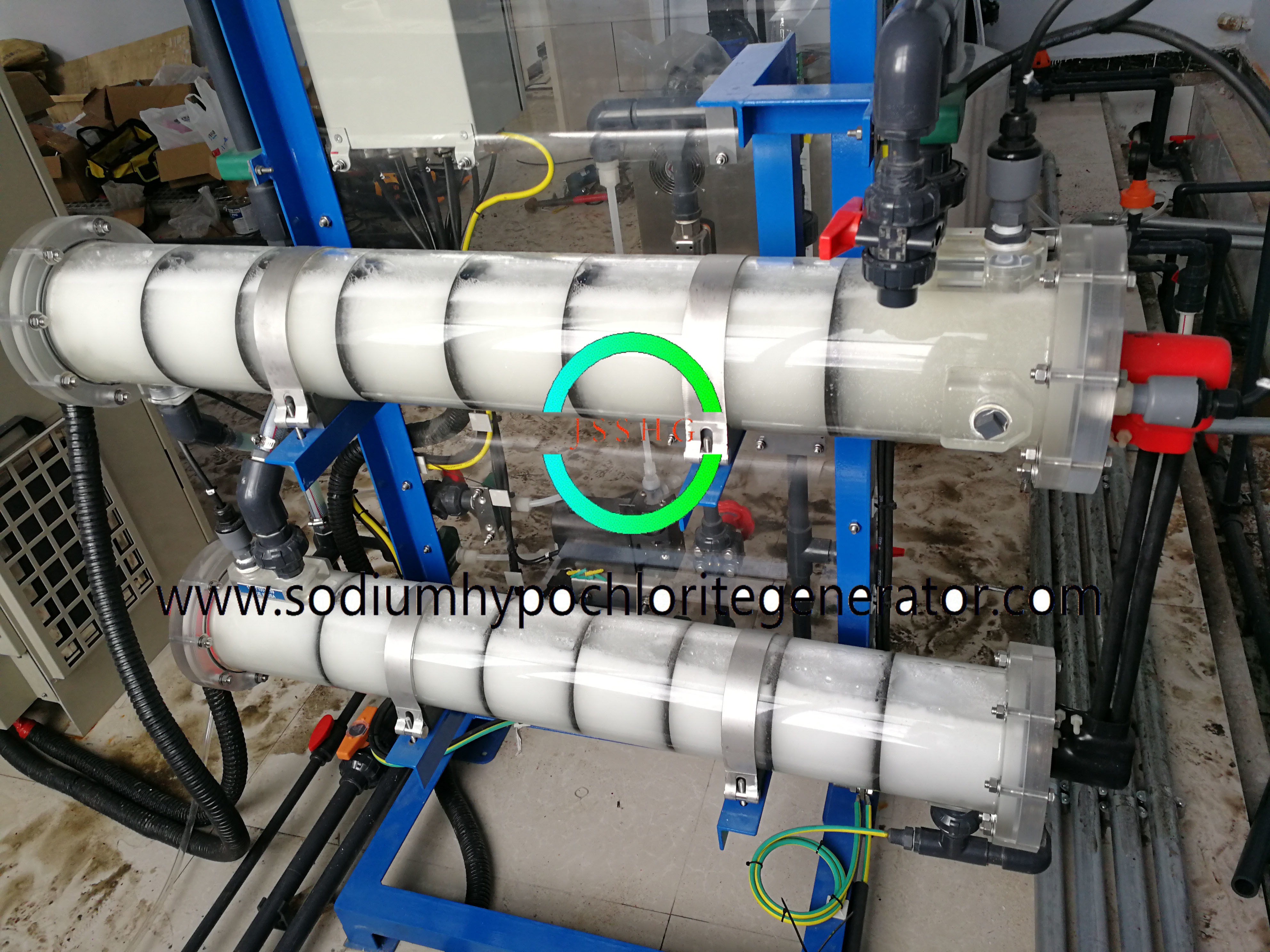 Automatic Large Onsite Sodium Hypochlorite Generation 1 - 20 Kg / h