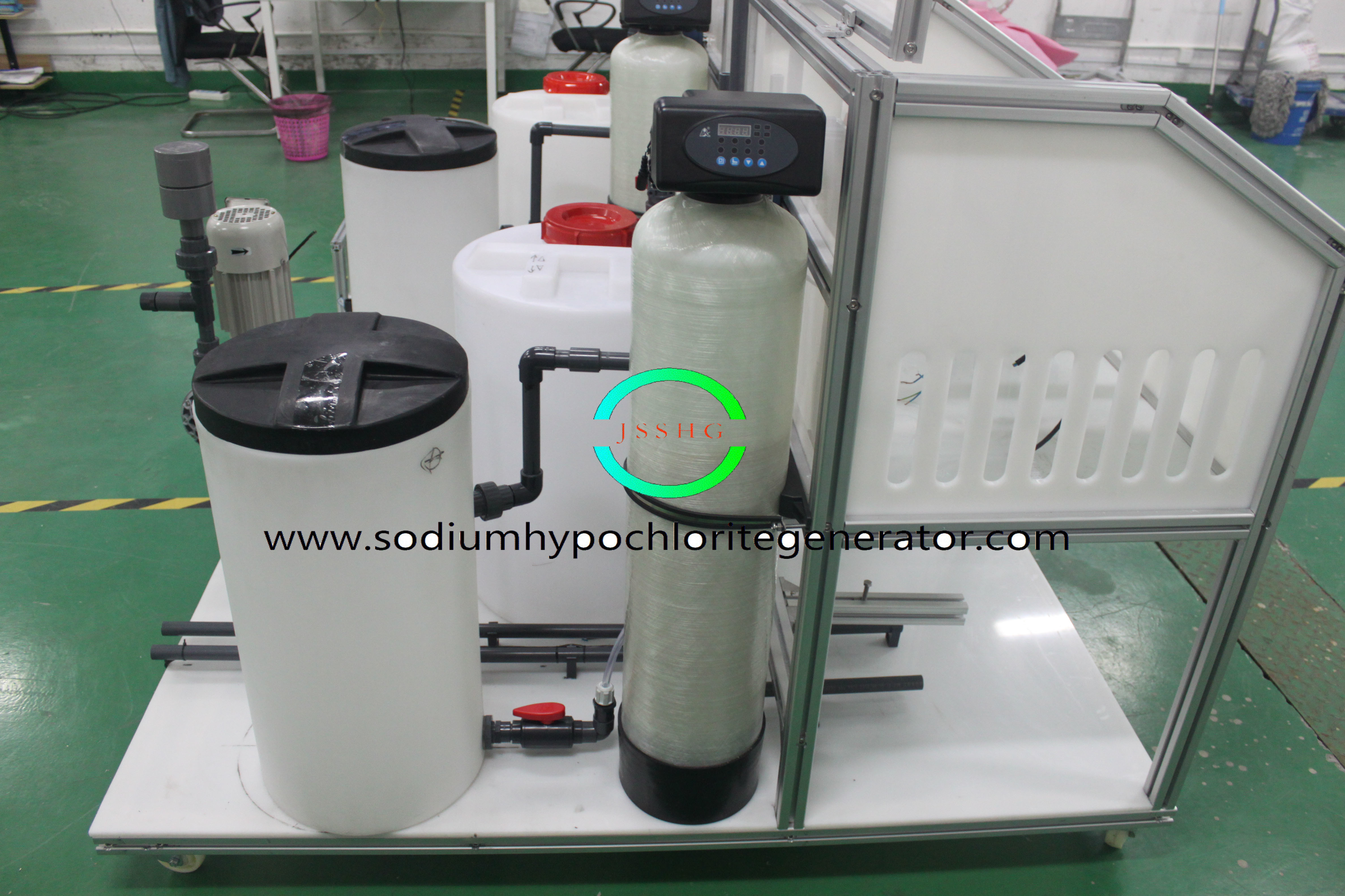 Automatic Small NaClO Sodium Hypochlorite Generator / Sodium Hypochlorite Plant