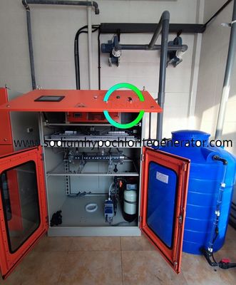 300 G / H Σύστημα παραγωγής υποχλωριούχου νατρίου Φόρμα ηλεκτρόλυσης Λύσιμο αλμυρού αλάτι